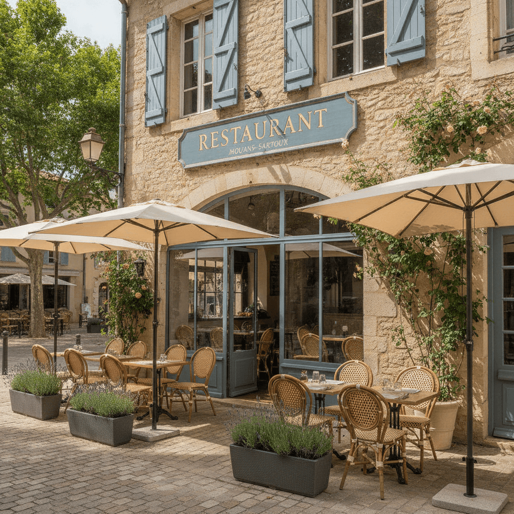 Restaurant 100m² à Mouans-Sartoux : terrasse - extraction