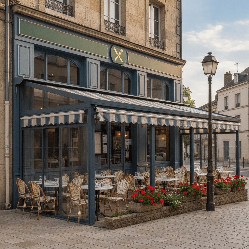 Restaurant 300m² à Moulins : terrasse - licence IV - Image 1