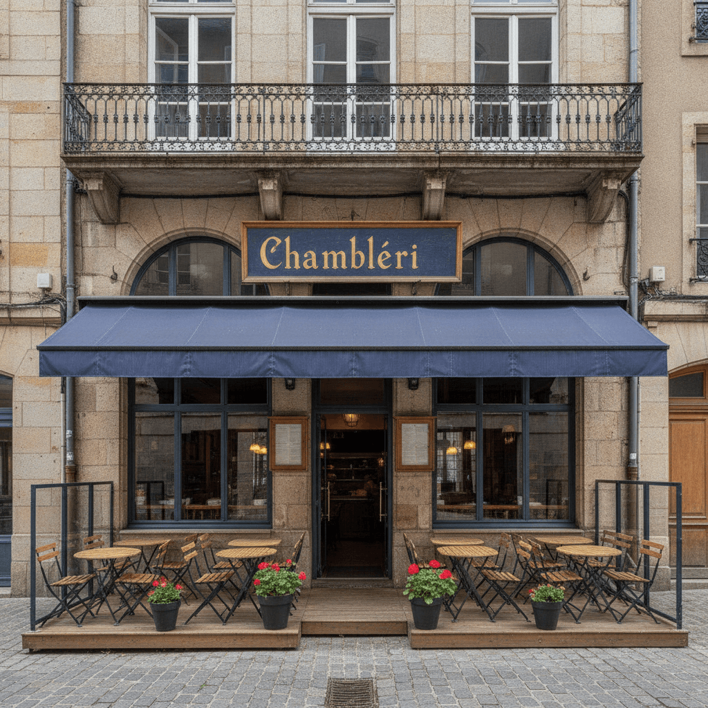 Restaurant 170m² à Chambéry : terrasse - licence IV