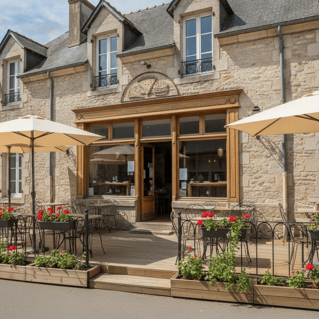 Restaurant 200m² à Le Val-Saint-Père : terrasse - licence IV - Image 1