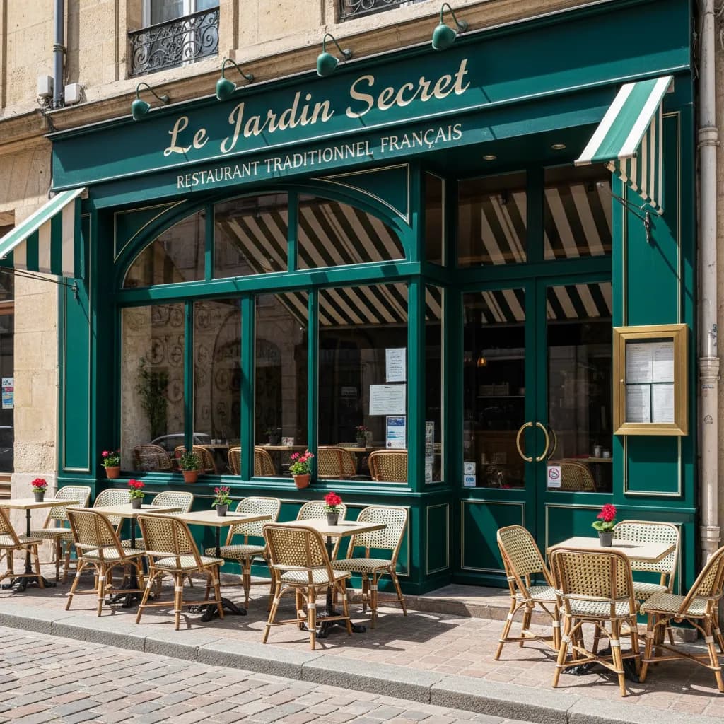 Restaurant 57m² à Bordeaux : terrasse - extraction - Image 1
