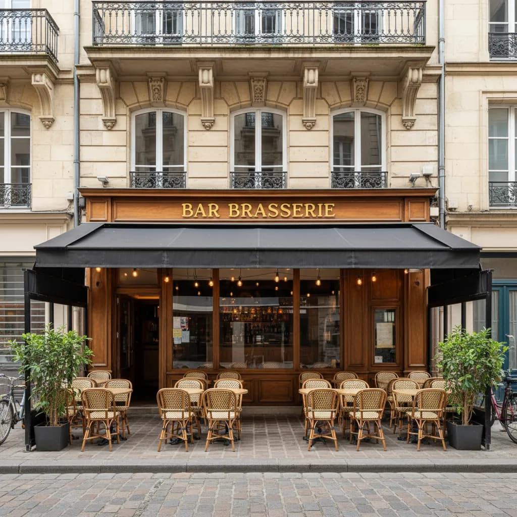 Bar-brasserie 56m² à Nantes : terrasse - licence IV - Image 1