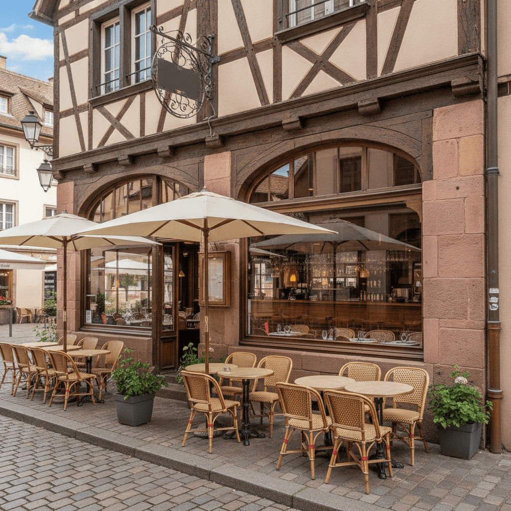 Restaurant 150m² à Strasbourg : terrasse - licence IV - Image 1