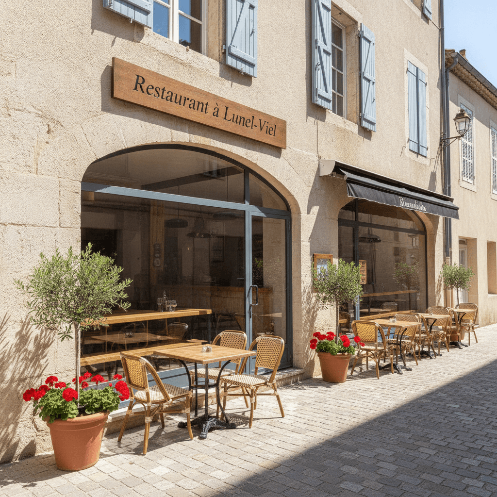 Restaurant 83m² à Lunel-Viel : terrasse - licence IV - Image 1