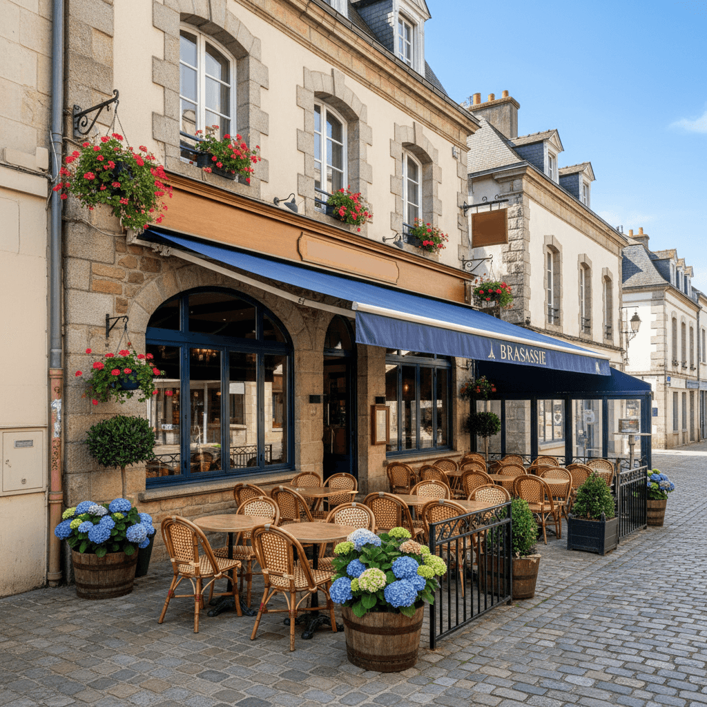 Bar-brasserie 200m² à Vannes : terrasse - licence IV - Image 1