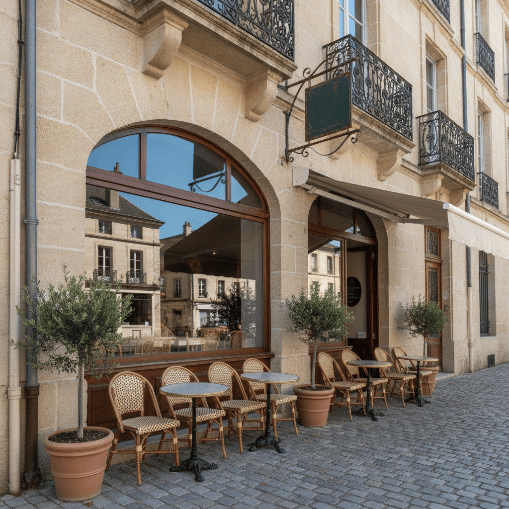 Restaurant 130m² à Pau : terrasse - extraction - Image 1