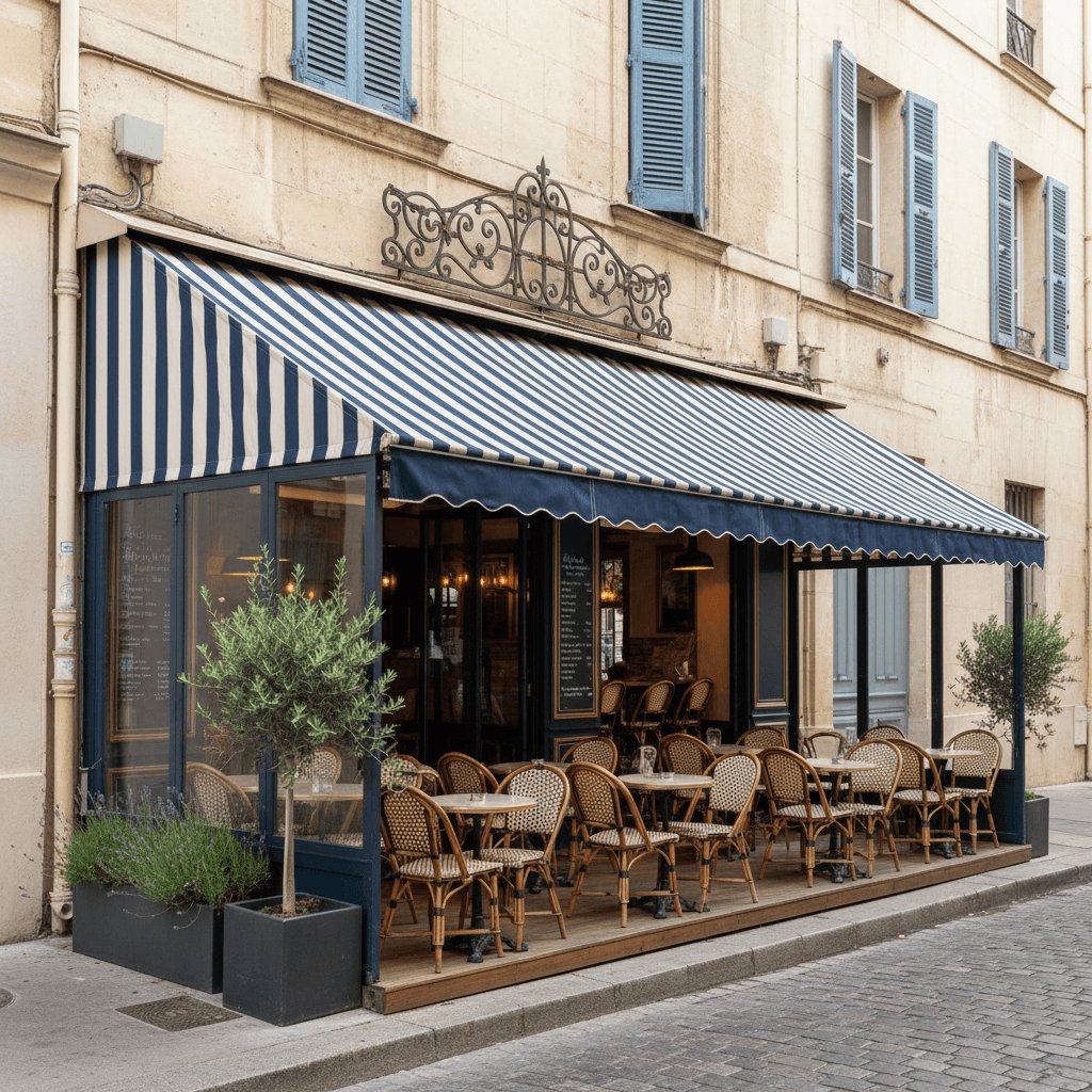 Restaurant 110m² à Marseille : terrasse - licence IV