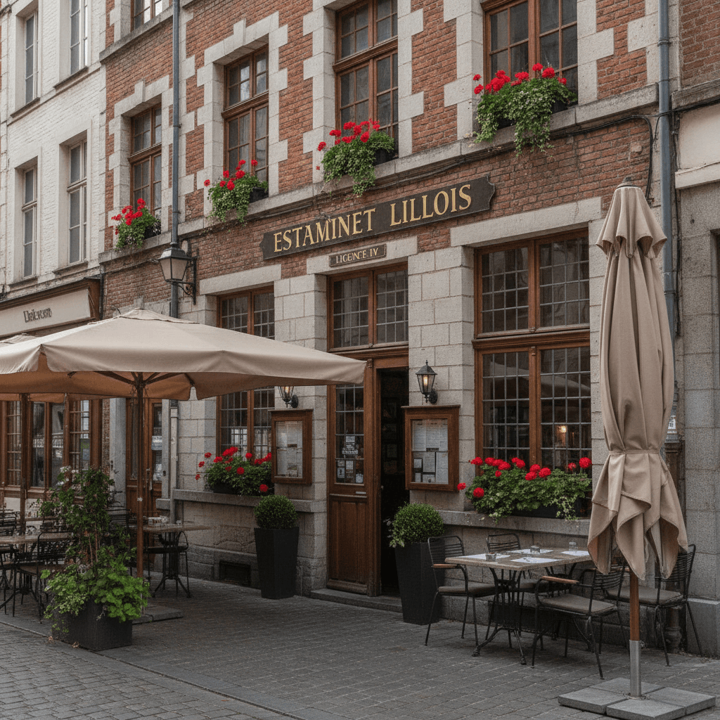 Restaurant à Lille : terrasse - licence IV - Image 1