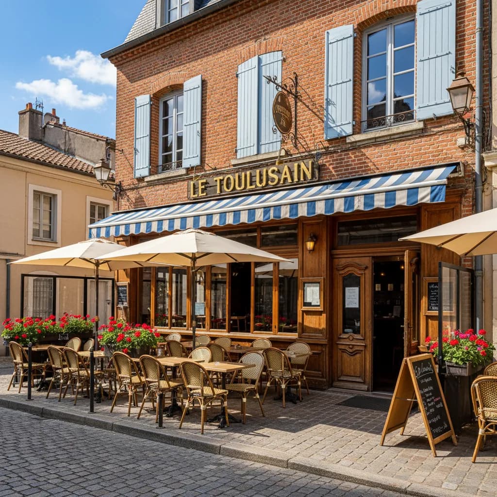 Restaurant 110m² à Toulouse : terrasse - extraction - Image 1