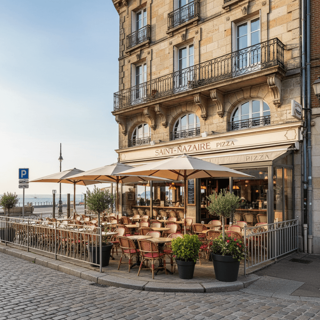 Restaurant 100m² à Saint-Nazaire : terrasse - Image 1