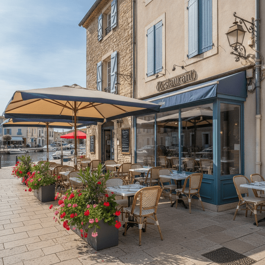 Restaurant 62m² à Martigues : terrasse - licence IV - Image 1