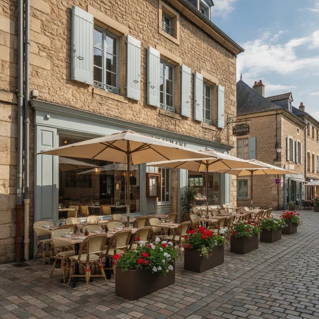 Restaurant 155m² à Crémieu : terrasse - licence IV - Image 1