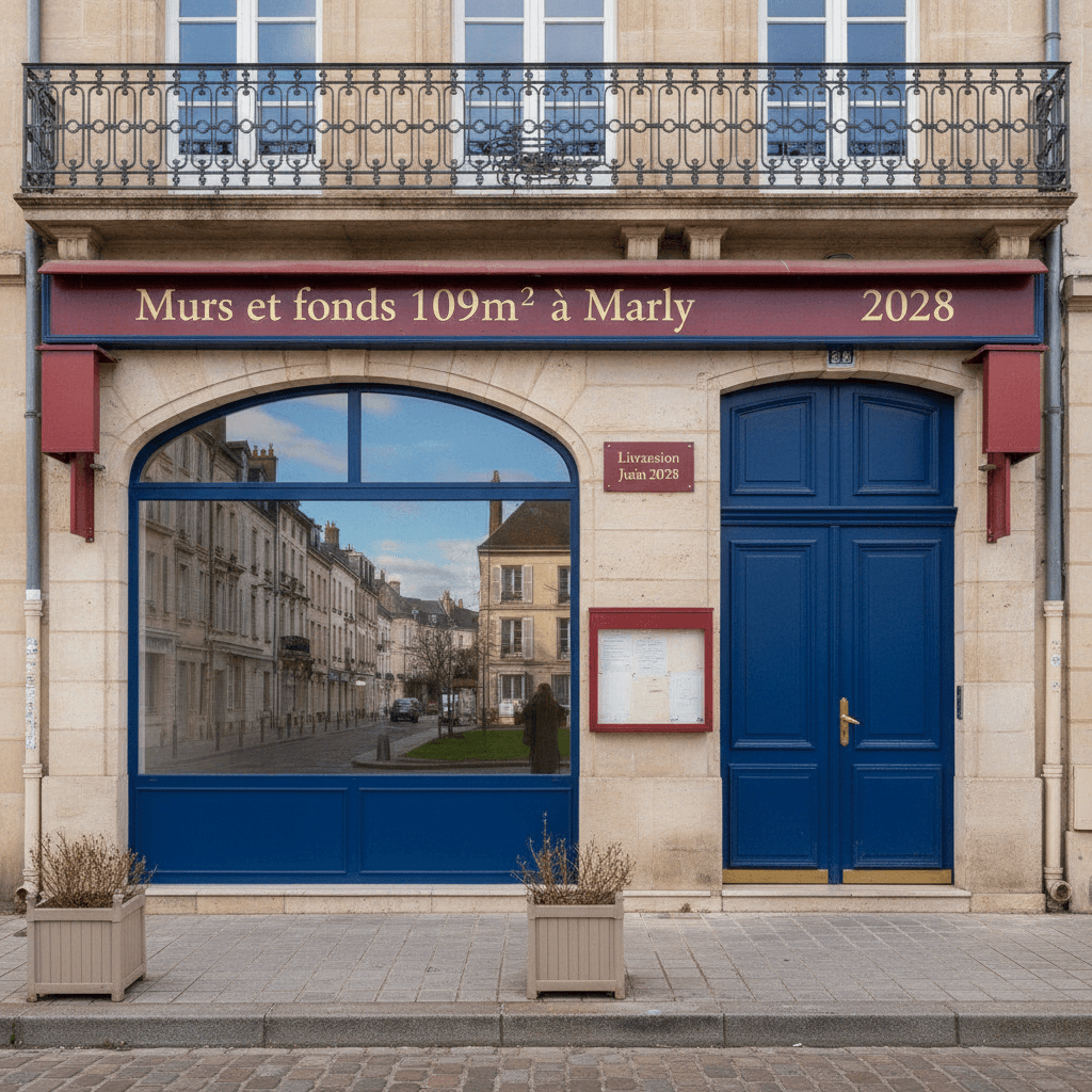 Murs et fonds 109m² à Marly