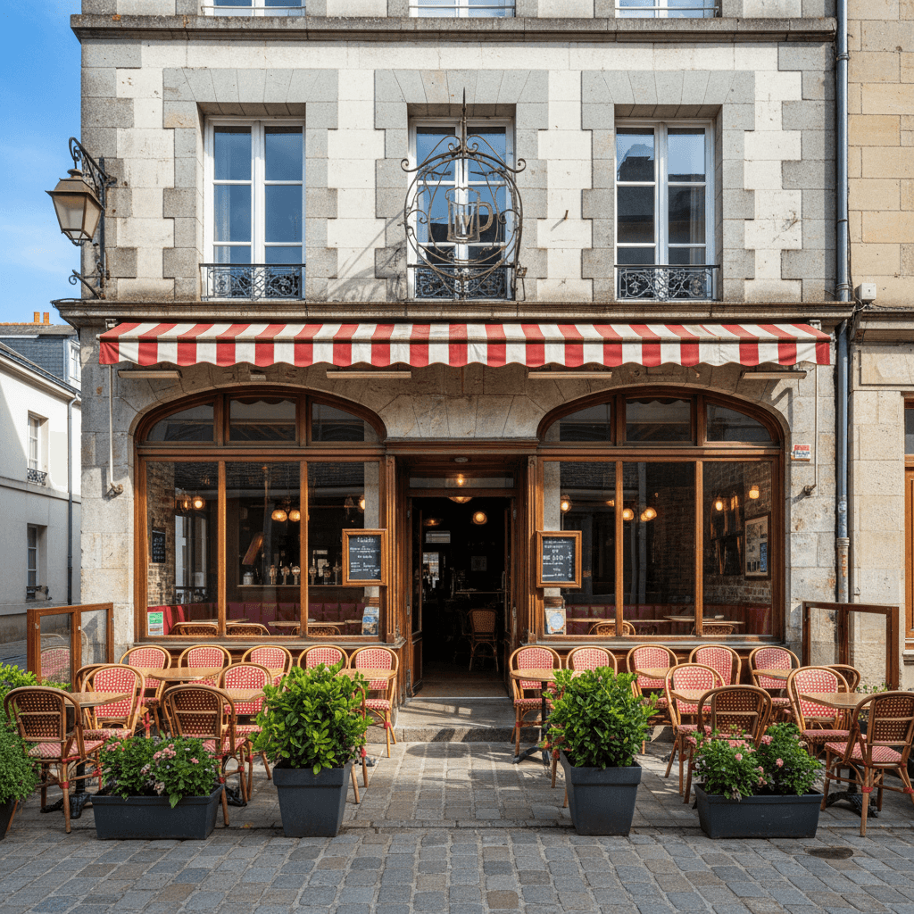 Bar-brasserie à Vannes : terrasse - licence IV - Image 1