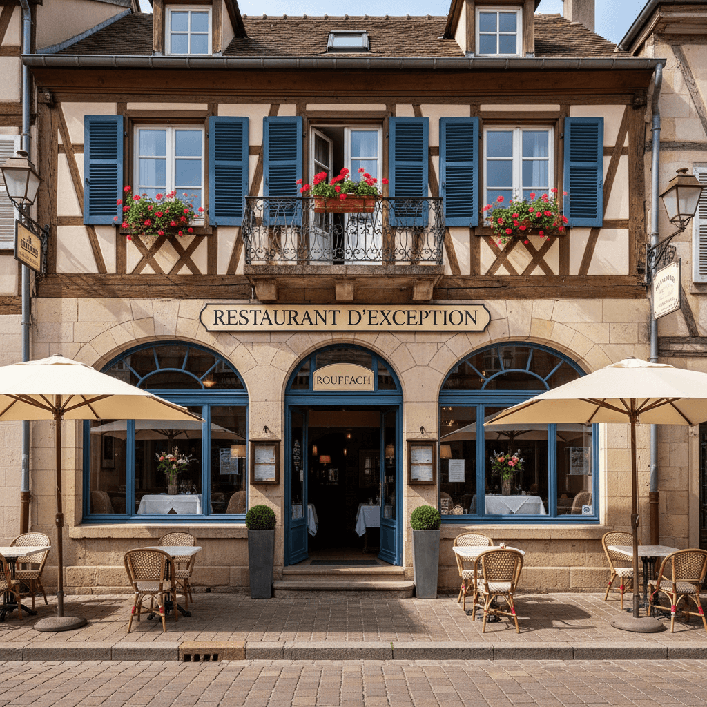Restaurant 116m² à Rouffach : terrasse - licence IV - Image 1