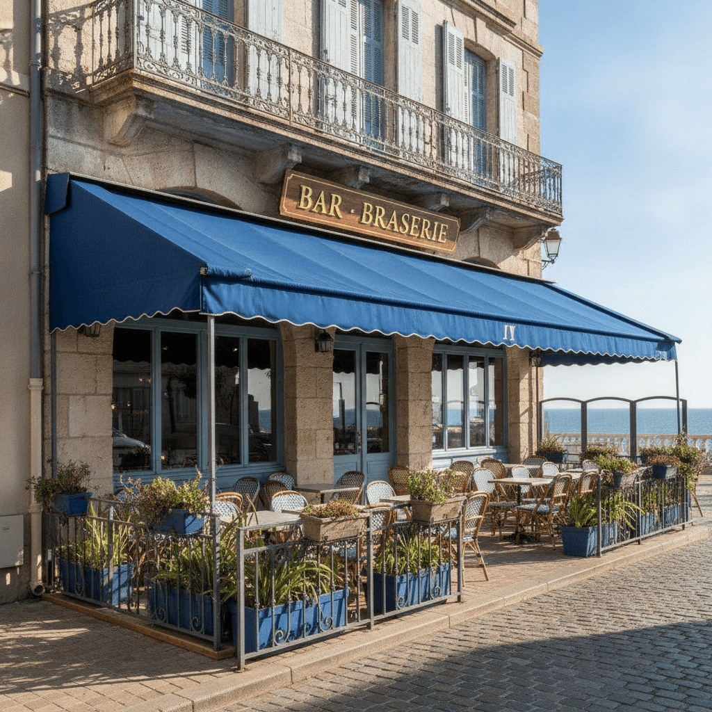 Bar-brasserie 100m² à Le Grau-Du-Roi : terrasse - licence IV - Image 1