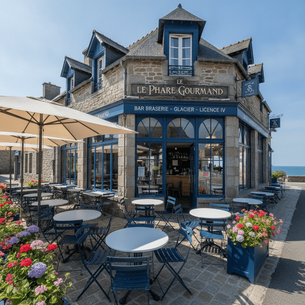 Bar-brasserie 200m² à La Forêt-Fouesnant : terrasse - licence IV - Image 1
