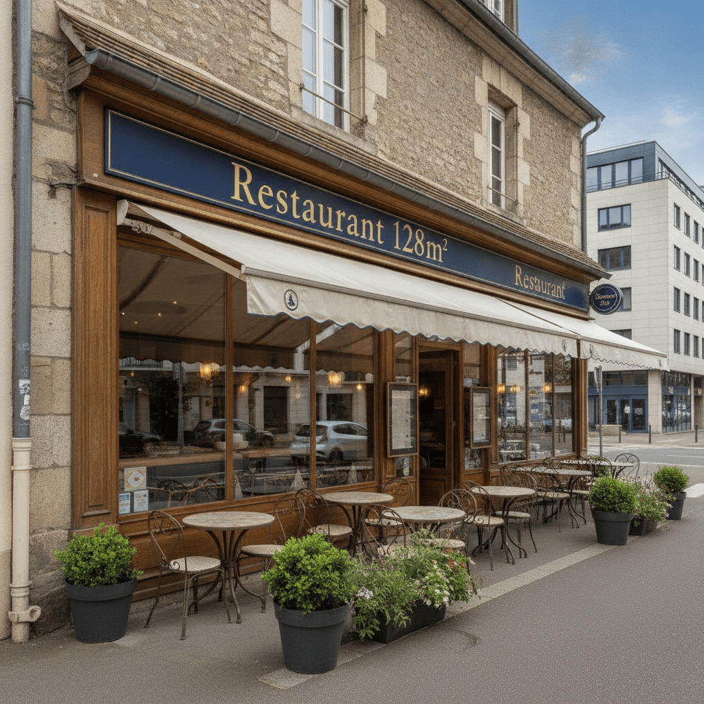 Restaurant 128m² à Schiltigheim : terrasse - licence IV - Image 1