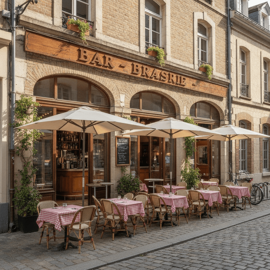 Bar-brasserie 110m² à Béthune : terrasse - licence IV - Image 1