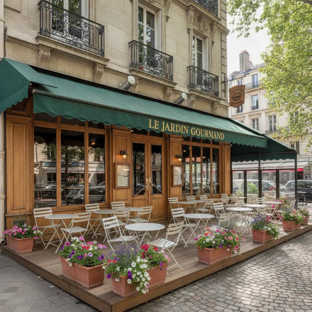 Restaurant 110m² à Villeurbanne : terrasse - extraction - Image 1