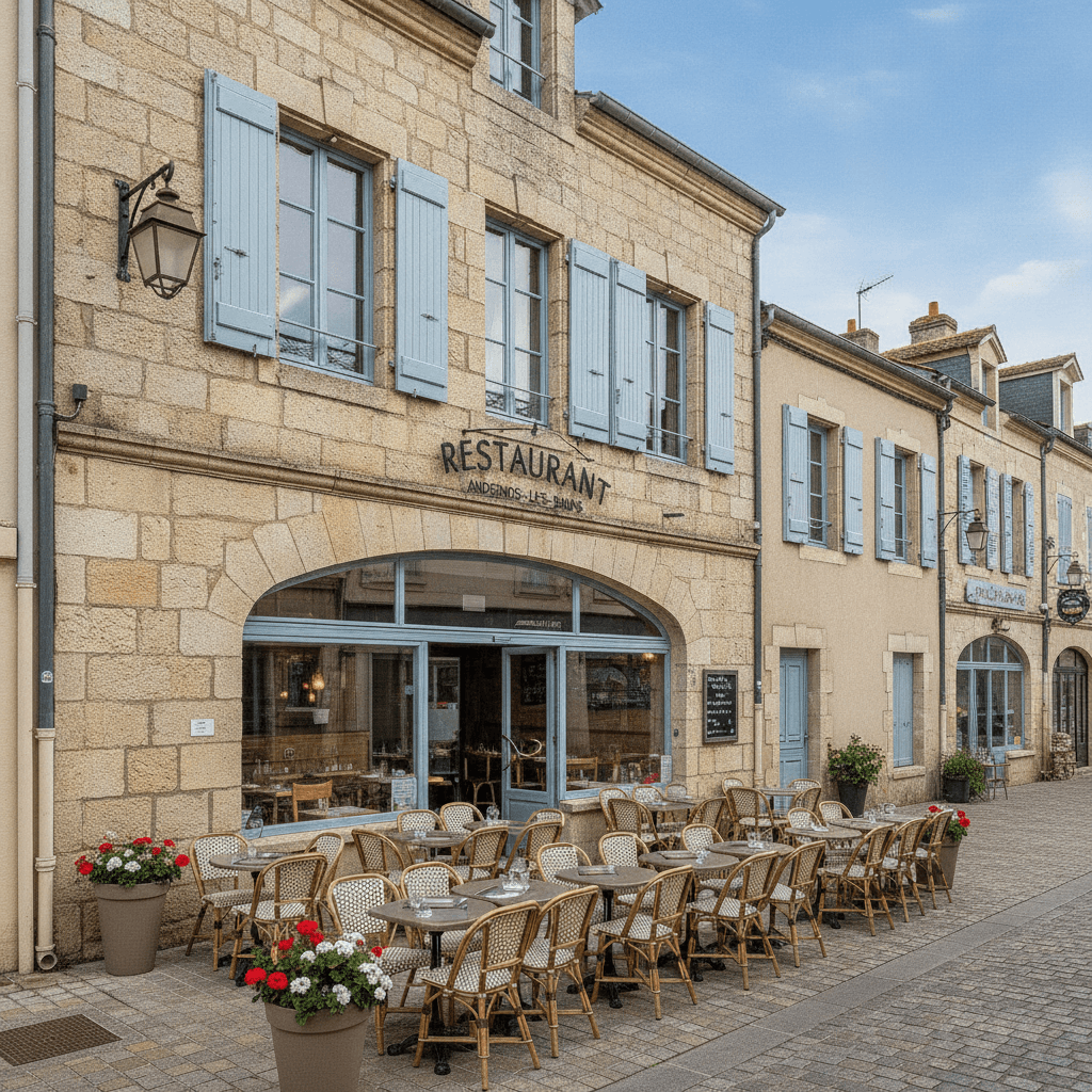 Restaurant 360m² à Andernos-les-Bains : terrasse - extraction - Image 1