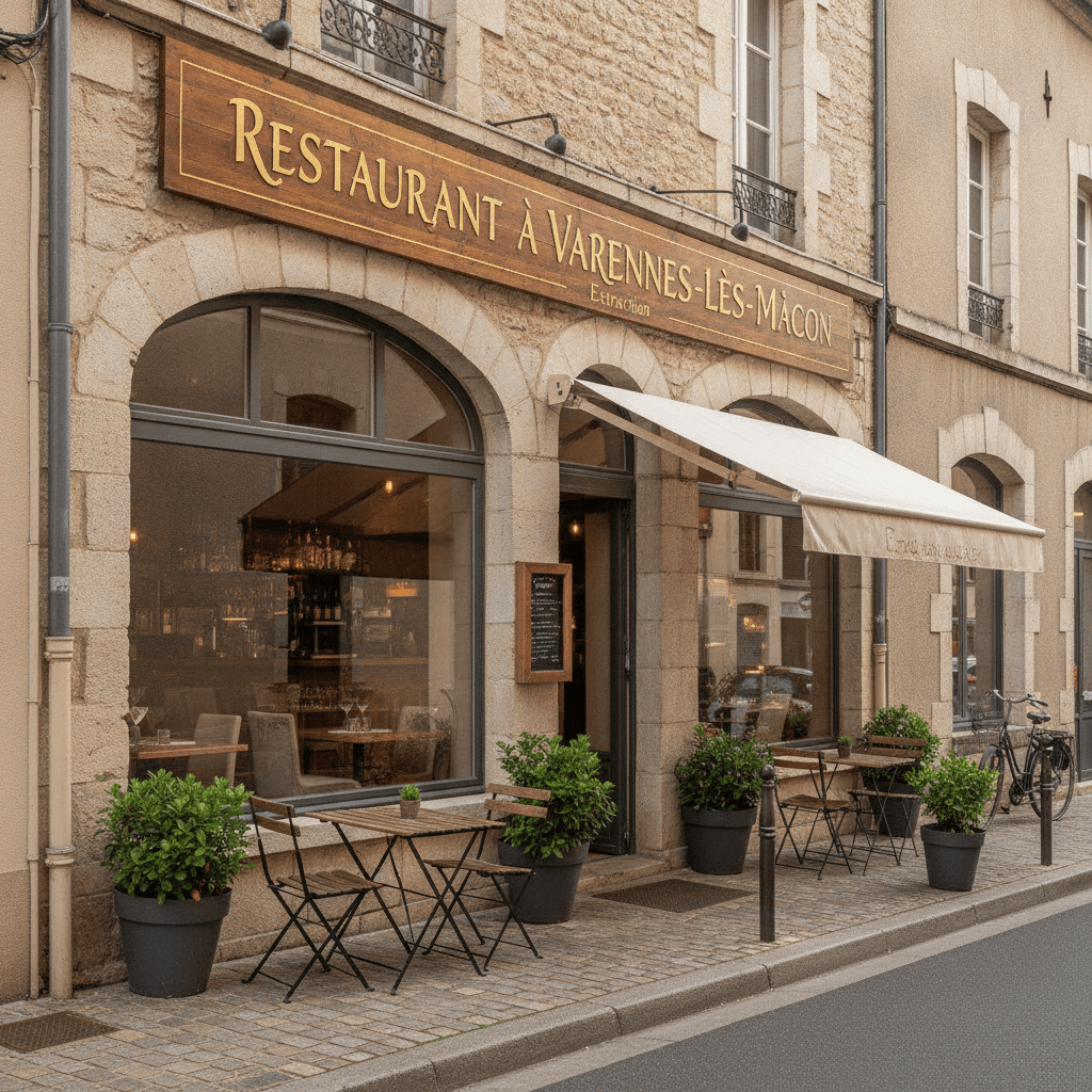 Restaurant à Varennes-Lès-Mâcon : extraction