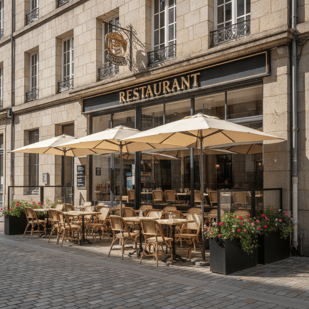Restaurant 70m² à Rennes : terrasse - licence IV - Image 1