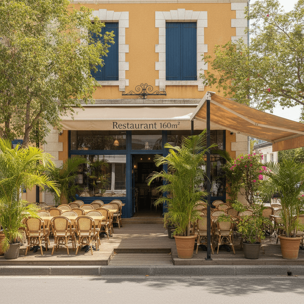 Restaurant 160m² à Le Moule : terrasse - licence IV - Image 1