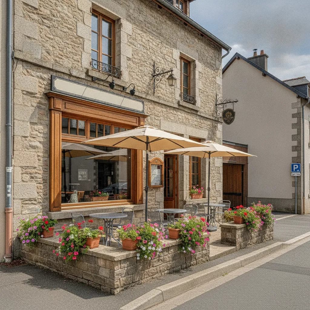 Restaurant 200m² à Pont-de-Roide-Vermondans : terrasse - parking - Image 1