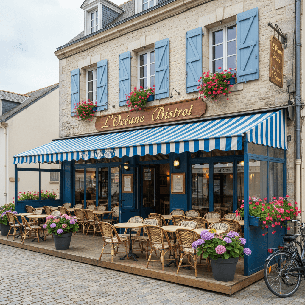 Restaurant à Lège-Cap-Ferret : terrasse - licence IV