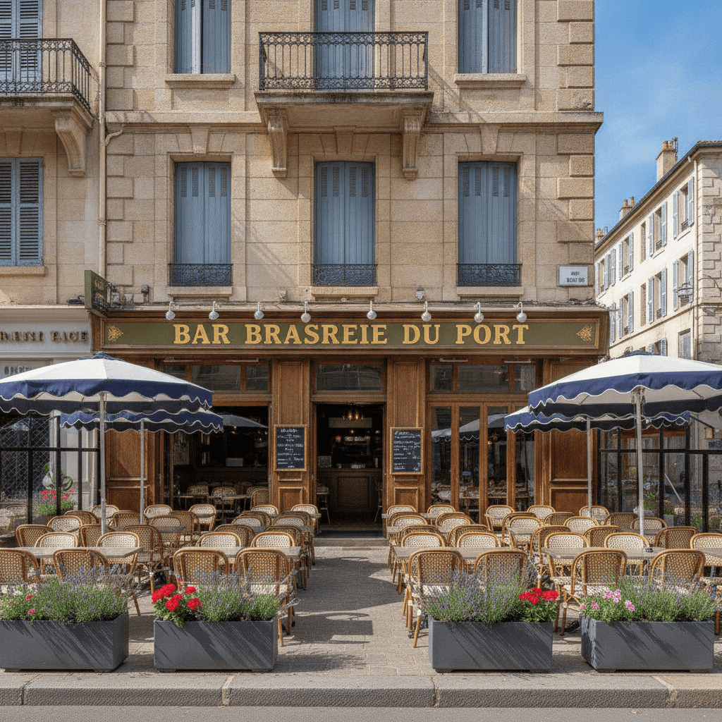 Bar-brasserie 120m² à Marseille : terrasse - licence IV - Image 1