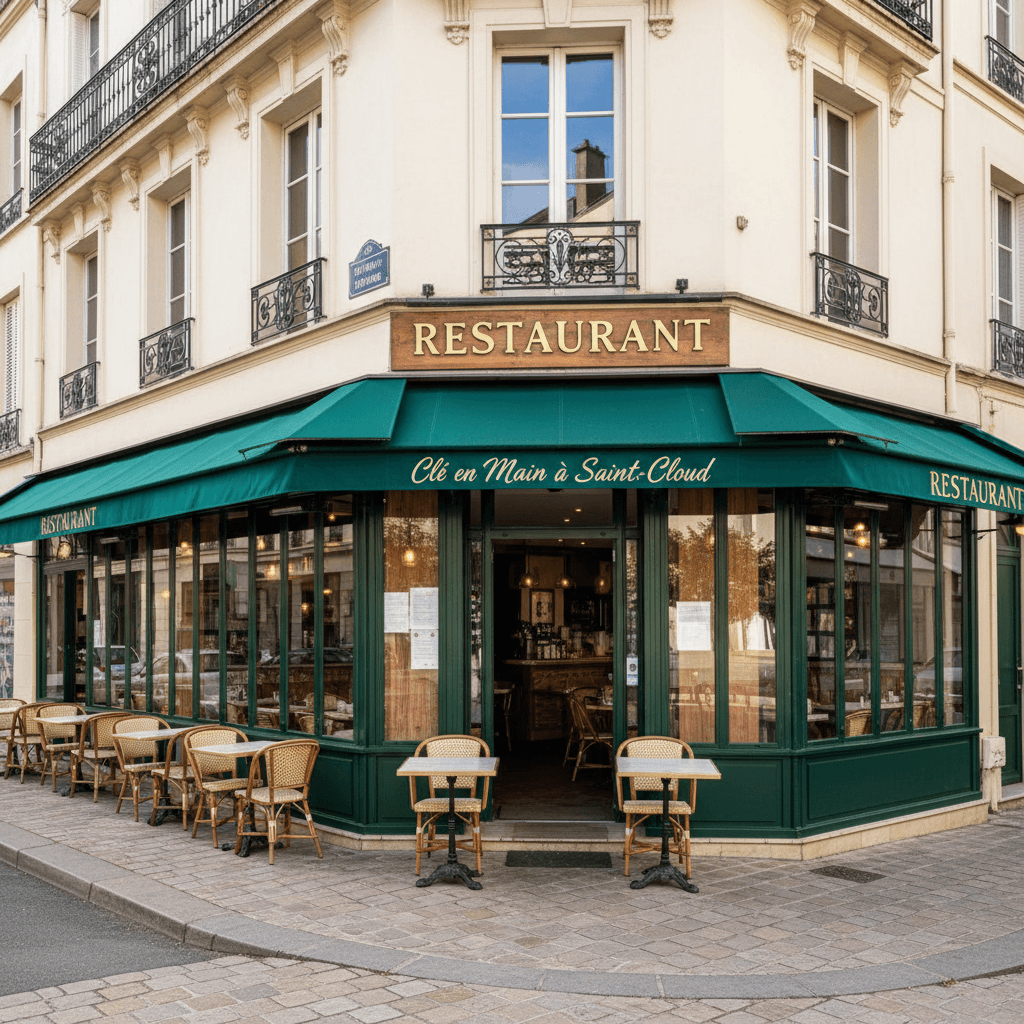 Restaurant 60 couverts à Saint-Cloud : extraction - Image 1