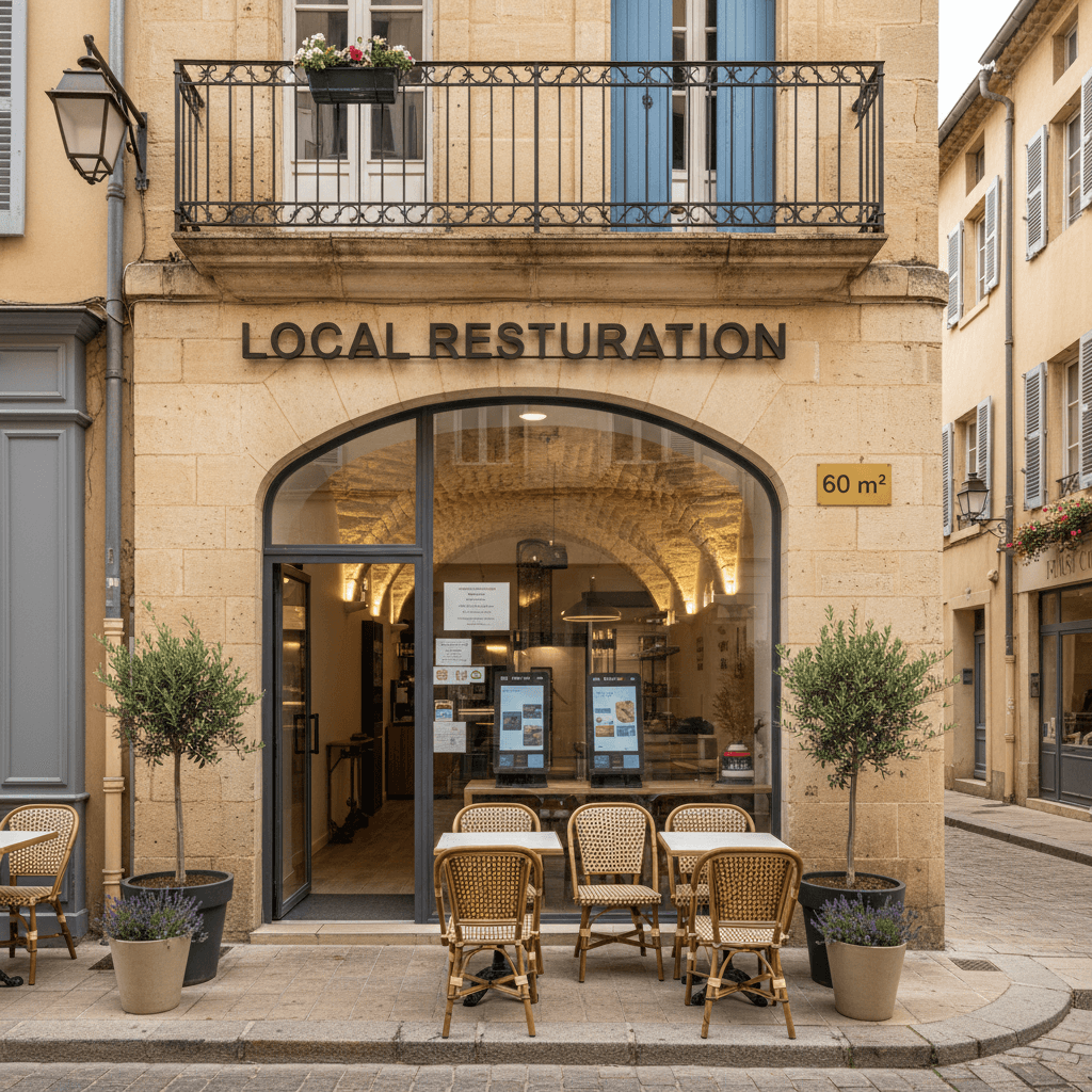 Fast-food 60m² à Aix-En-Provence : licence IV - extraction