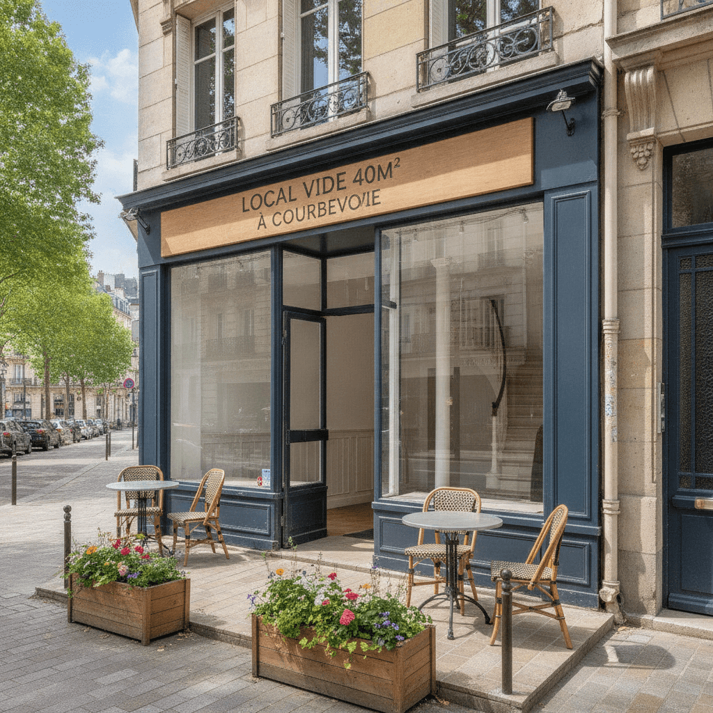 Local vide 40m² à Courbevoie - Image 1