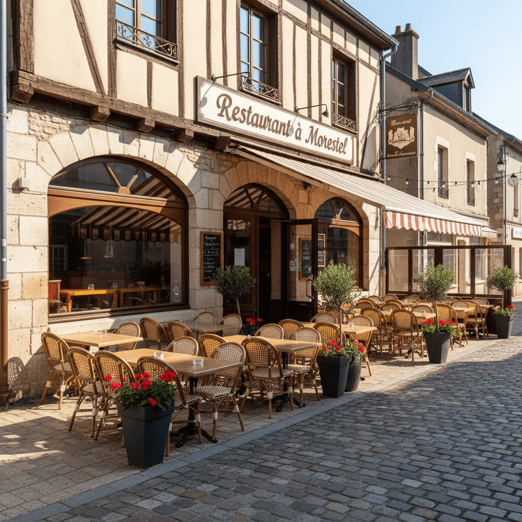Restaurant 150m² à Morestel : terrasse - licence IV - Image 1