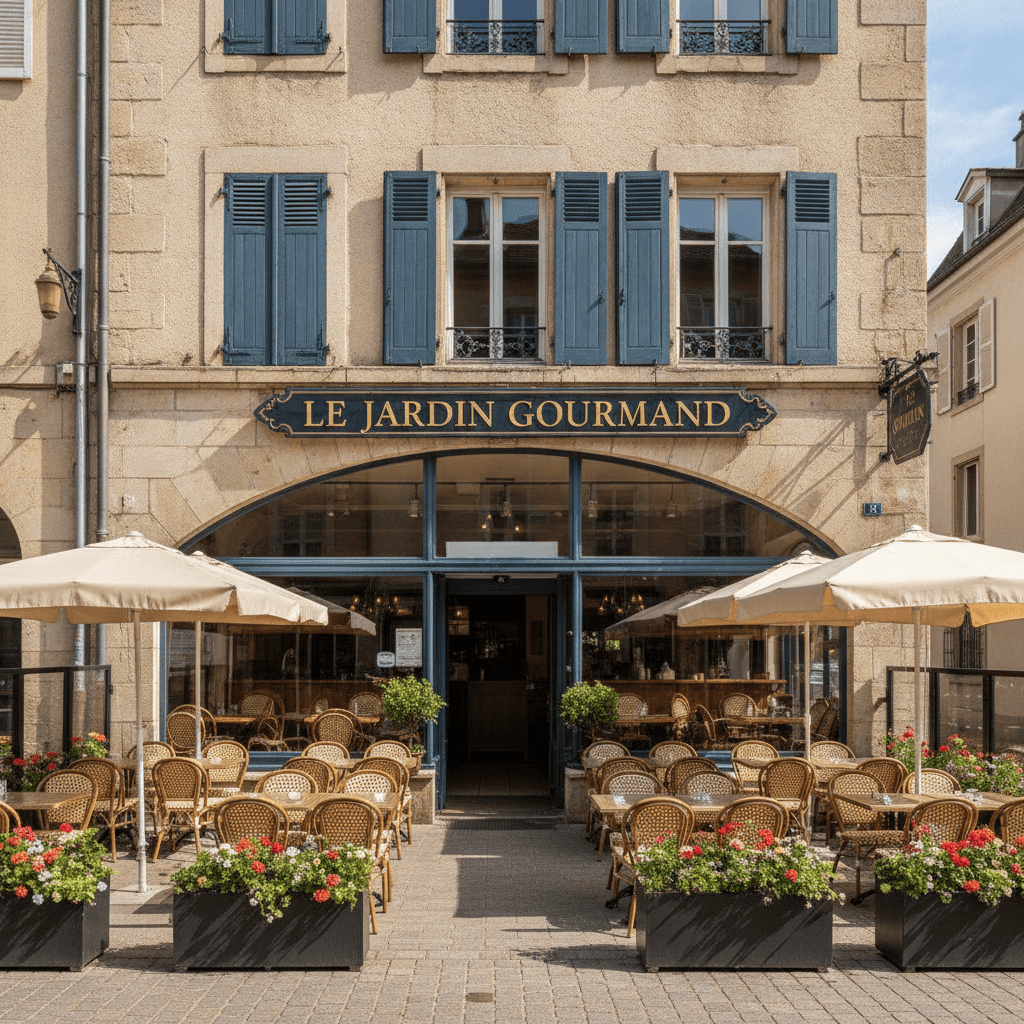 Restaurant 75m² à Mulhouse : terrasse - extraction - Image 1