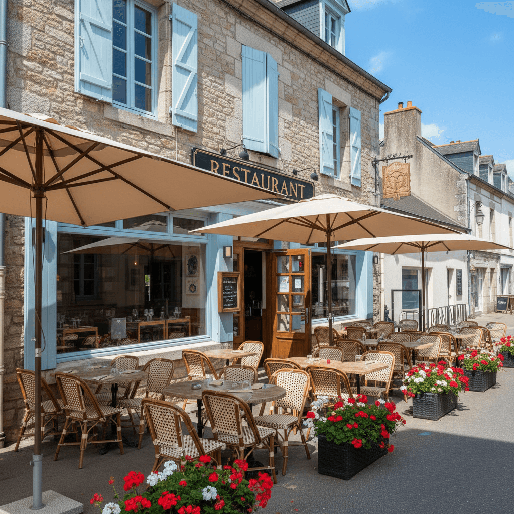 Restaurant 180m² à Saint-Germain-Sur-Ay : terrasse - licence IV - Image 1