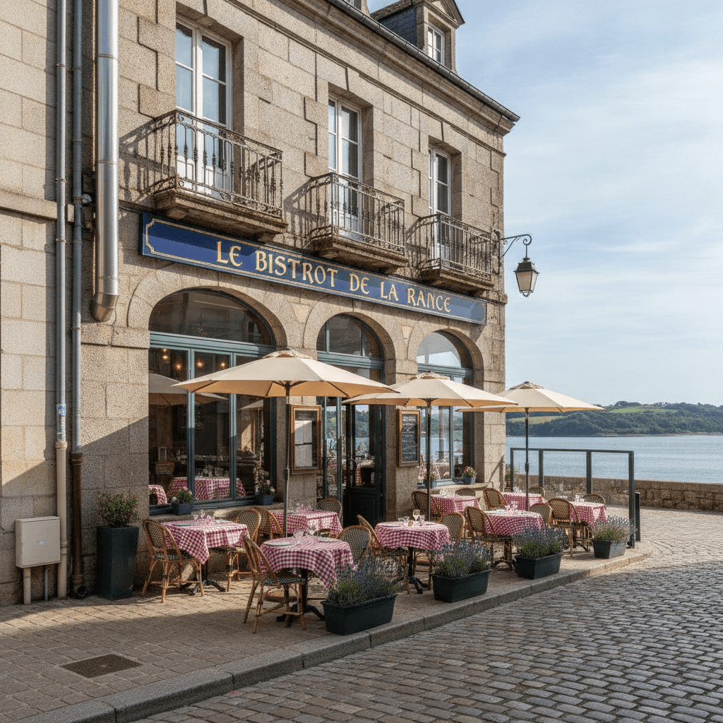 Restaurant à Saint-Brieuc : terrasse - extraction