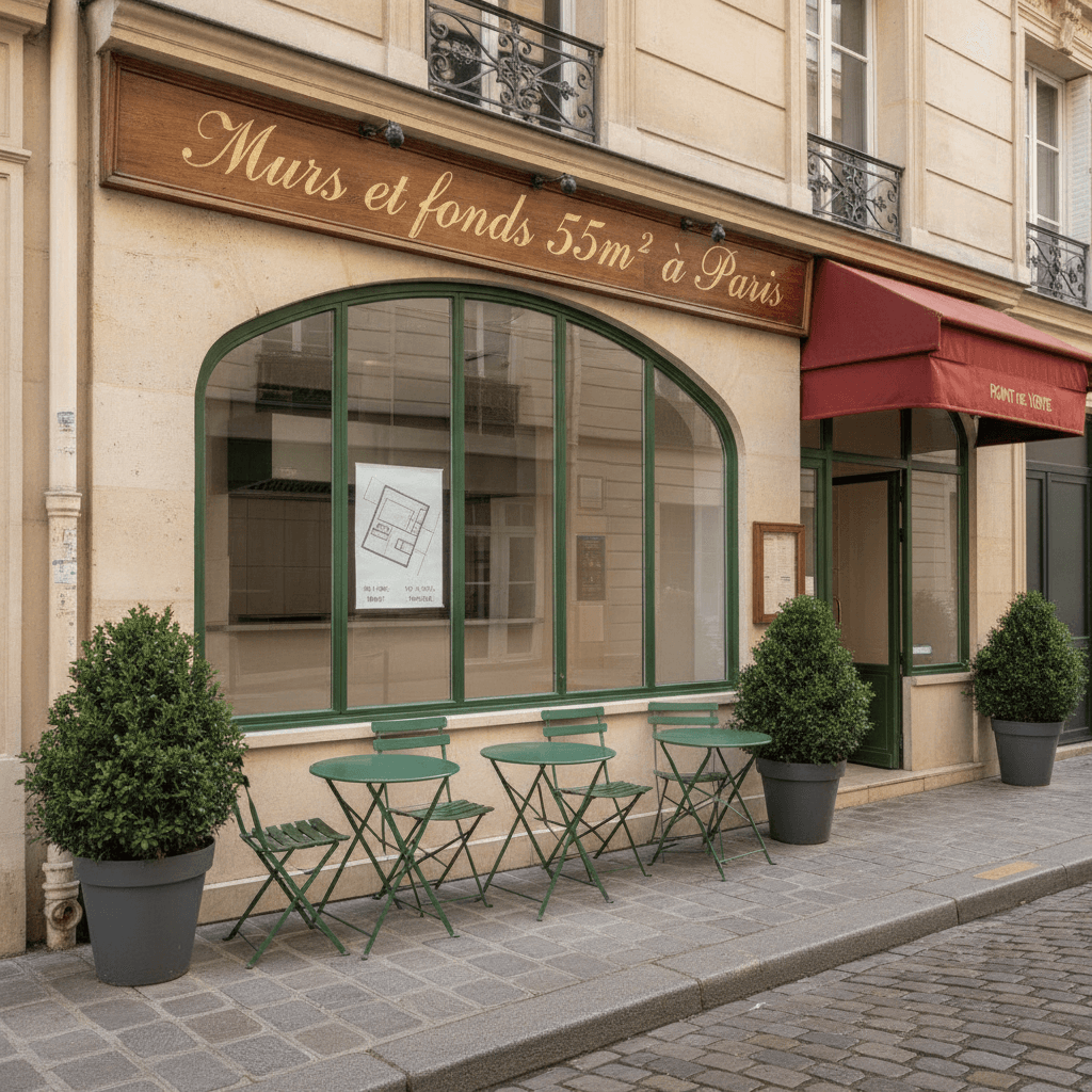 Murs et fonds 55m² à Paris - Image 1
