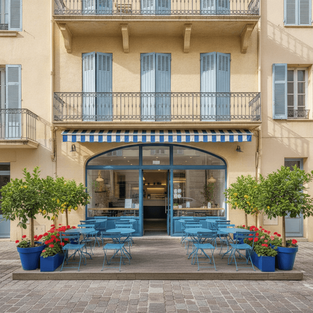Snack 52m² à Menton : terrasse - licence IV - Image 1