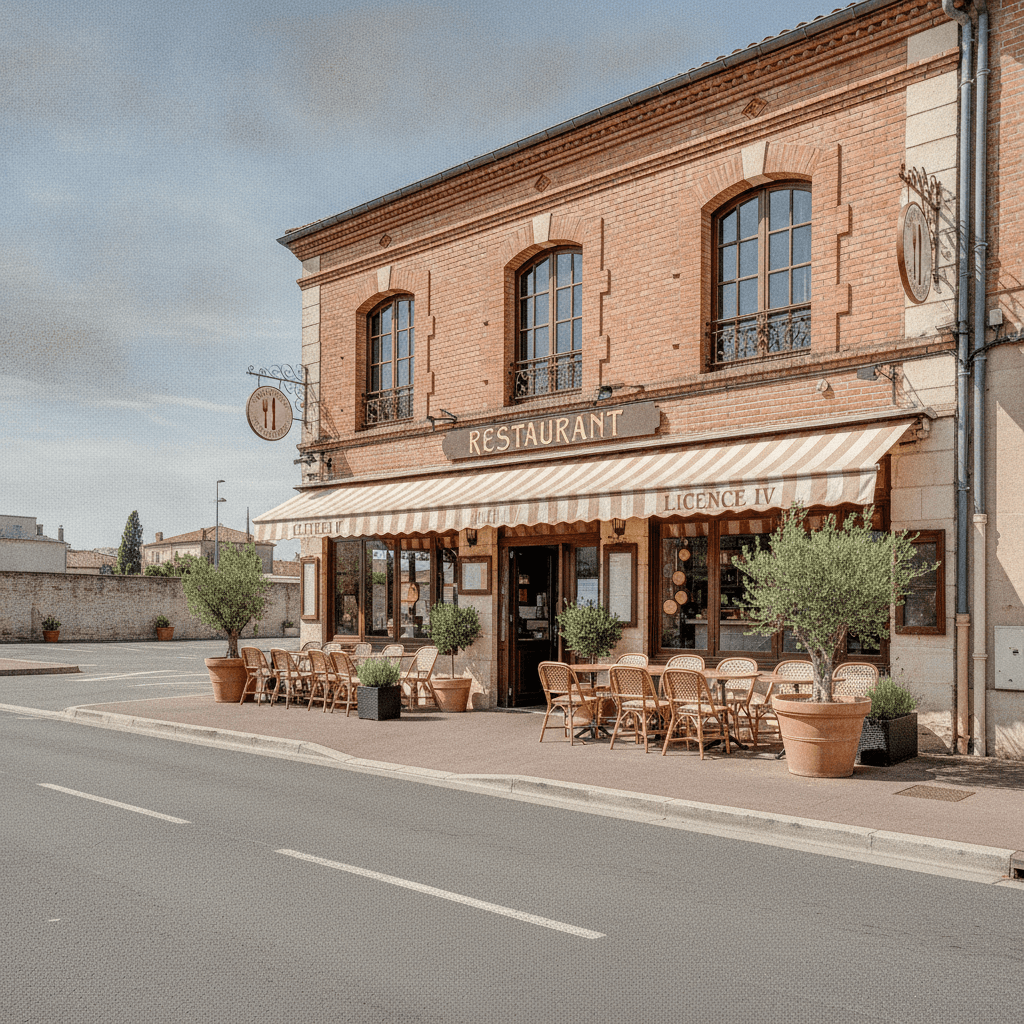 Restaurant à Toulouse : terrasse - licence IV - Image 1