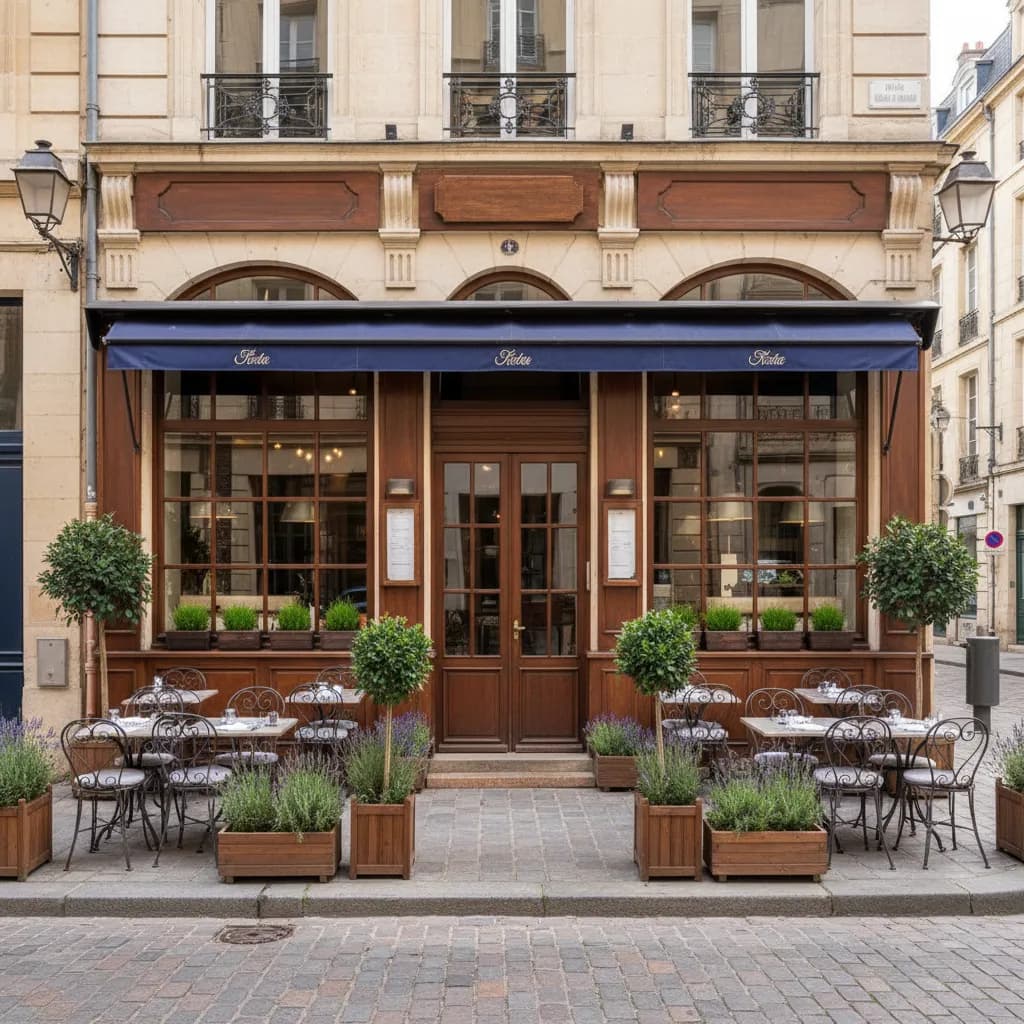 Restaurant à Nantes : terrasse - Image 1
