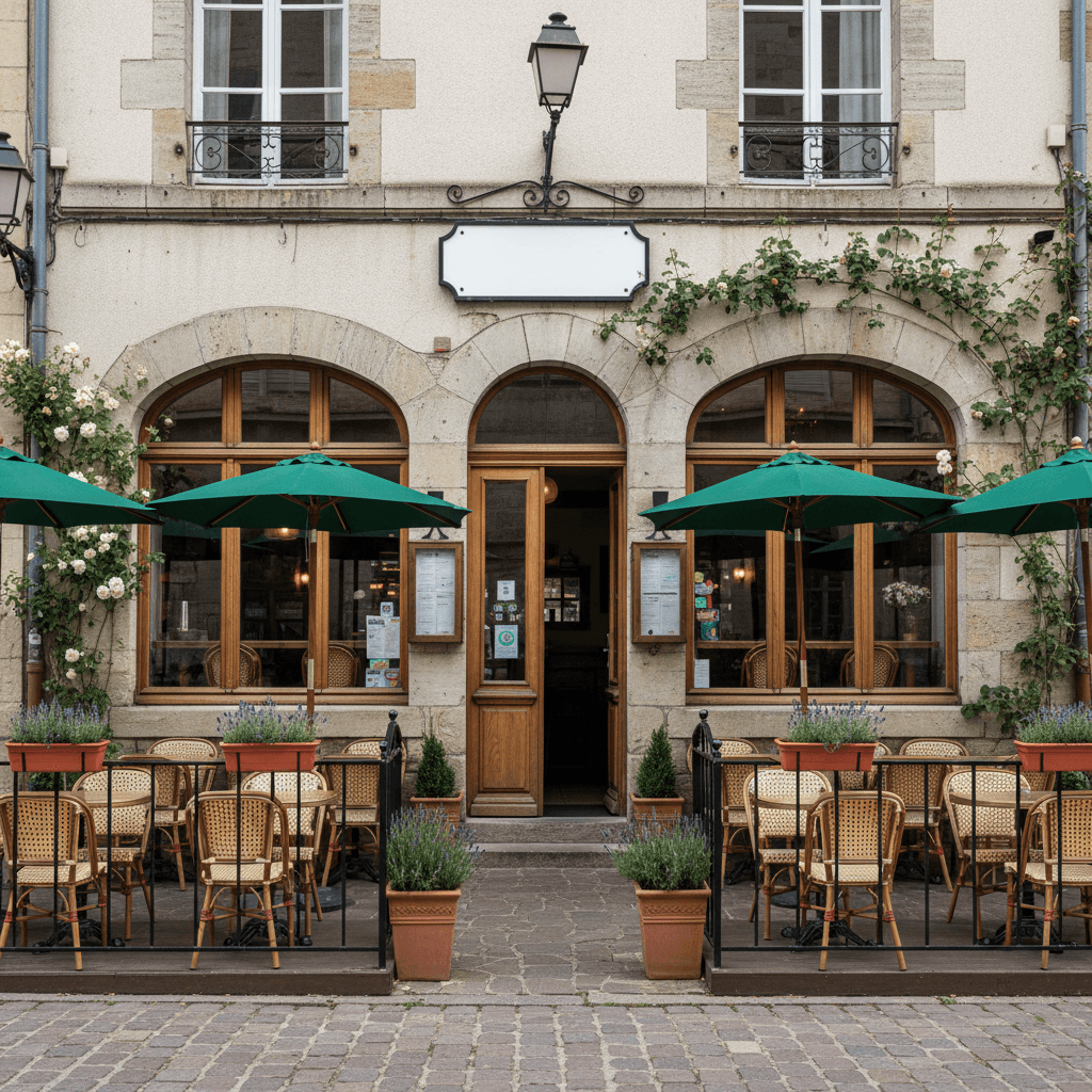 Restaurant 60m² à Coudes : terrasse - licence IV