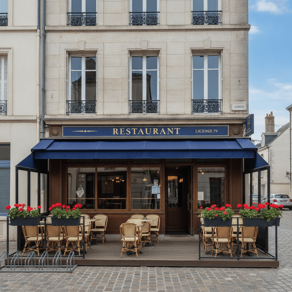 Restaurant 80m² à Saint-Nazaire : terrasse - licence IV - Image 1