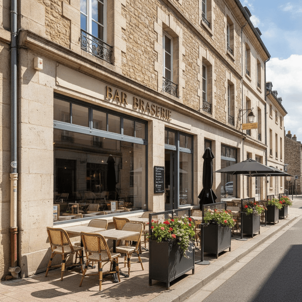 Bar-brasserie 200m² à Chalon-Sur-Saône : terrasse - licence IV - Image 1