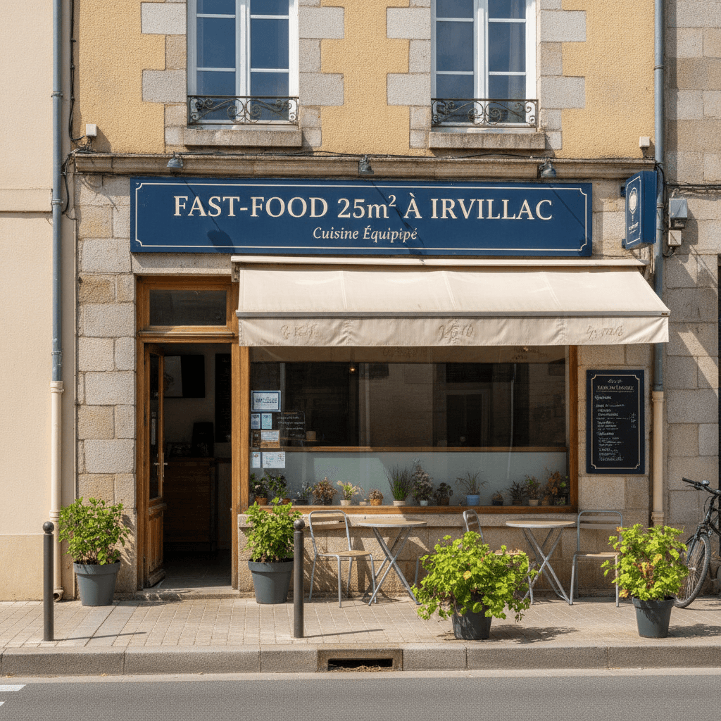 Fast-food 25m² à Irvillac : cuisine équipée