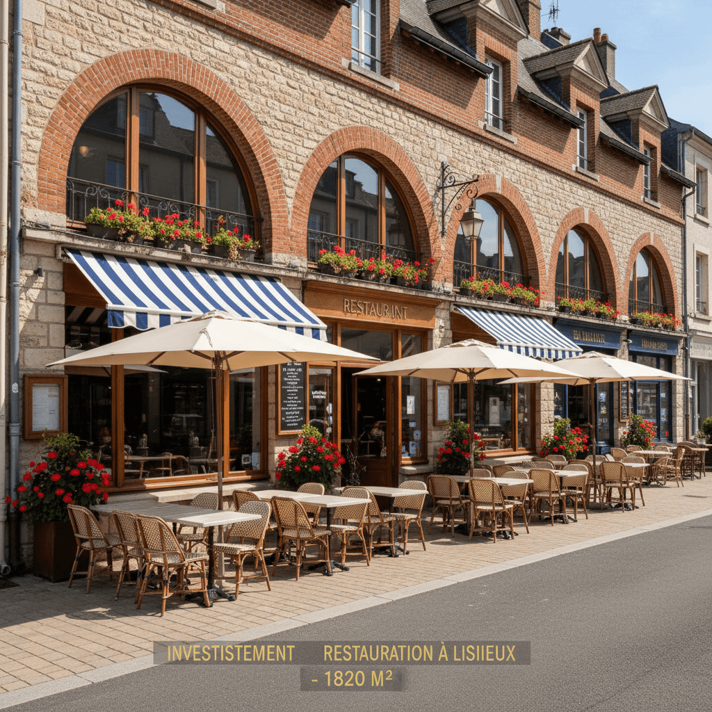 Investissement Restauration à Lisieux - 1820 m² - Image 1