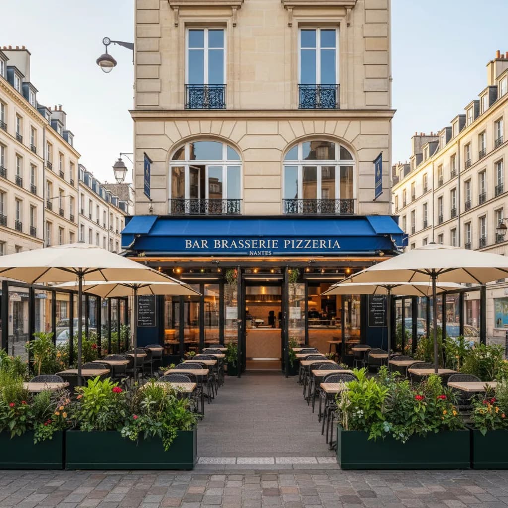Bar-brasserie 60m² à Nantes : terrasse - licence IV - Image 1