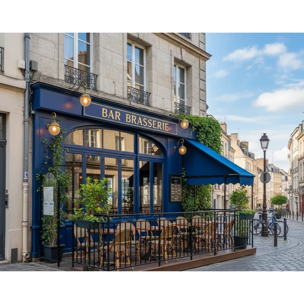 Bar-brasserie à Nantes : terrasse - licence IV - Image 1