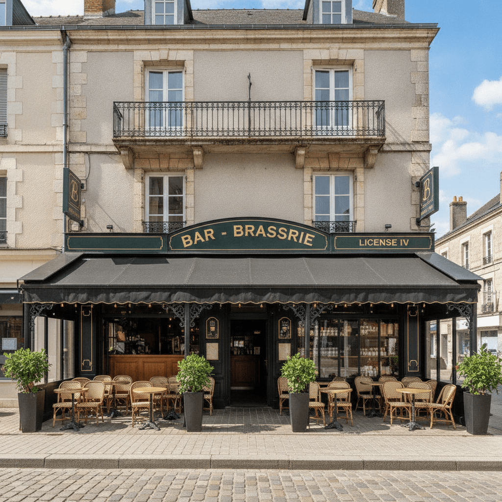 Bar-brasserie 319m² à Beaupréau-En-Mauges : terrasse - licence IV